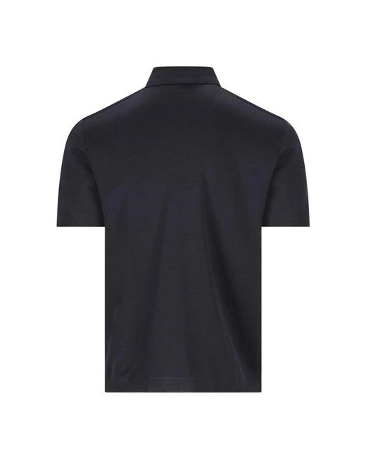 Herno Cotton Polo in het Blue voor heren