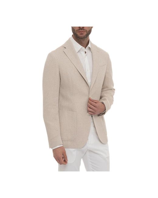 HUGO C-Hanry Jacket in het Natural voor heren