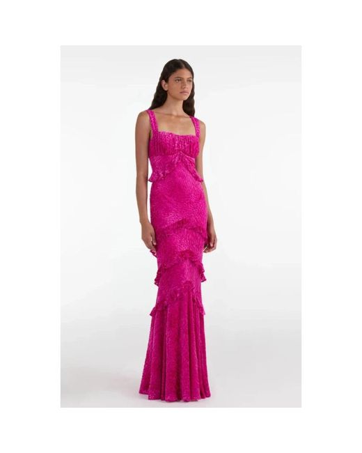 Saloni Pink Maxi Dresses