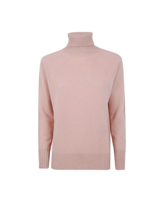 Twinset Pink Turtlenecks