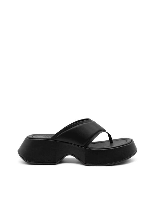 Vic Matié Black Flip Flops