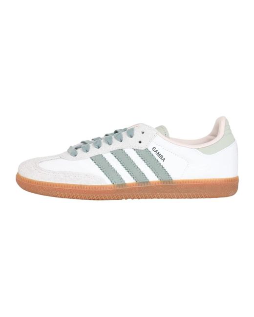 Adidas Originals White Weiße samba og sneakers