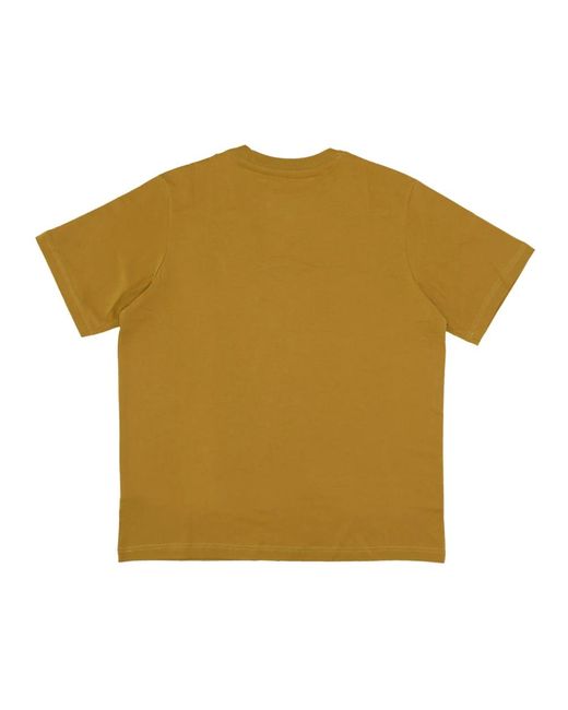 Nike Fitness ,Bruin ,Bronzine/Zwart Sportswear Essentials T-Shirt in het Yellow