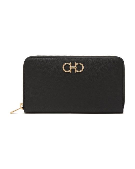 Ferragamo Black Wallets & Cardholders