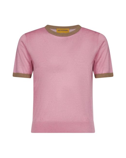 Guest In Residence Pink Cashmere Knitwear