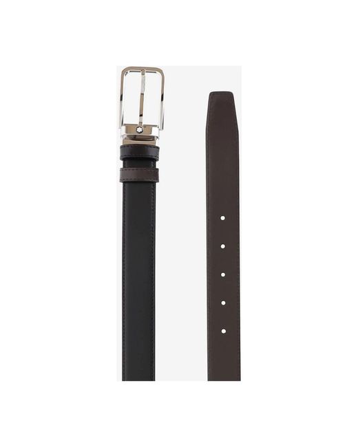 Montblanc Black Belts for men
