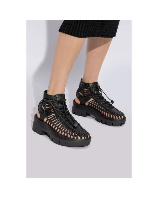 Shoes > sandals > flat sandals Comme des Garçons en coloris Black