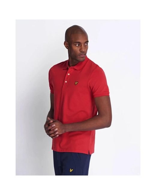 Lyle & Scott Red Polo Shirts for men