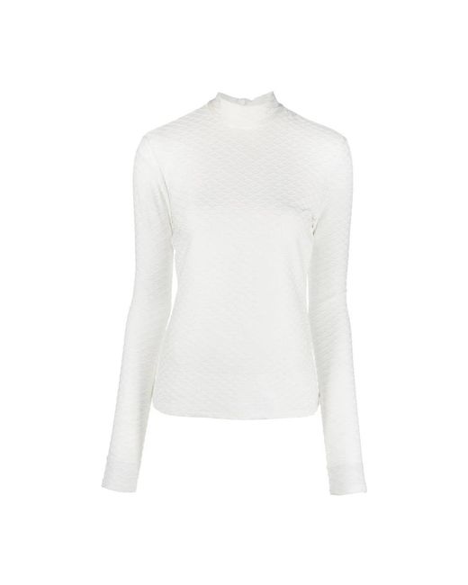 Karl Lagerfeld White Turtlenecks