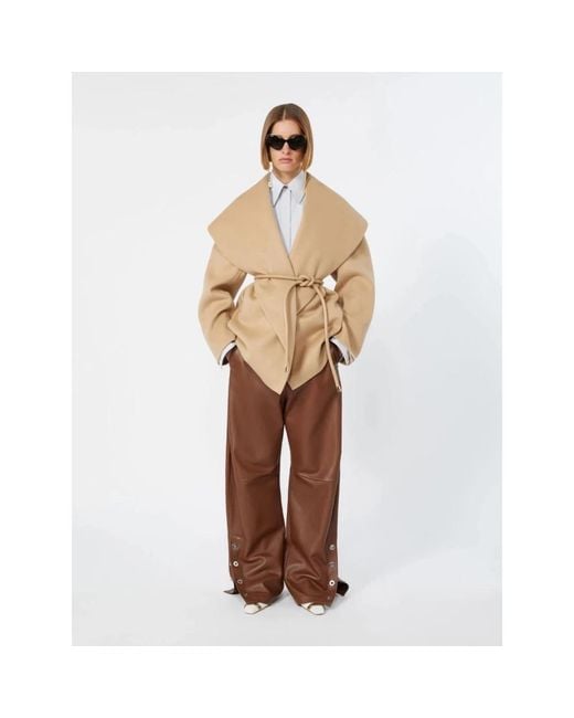 Sportmax Spxuguale Jas in het Natural