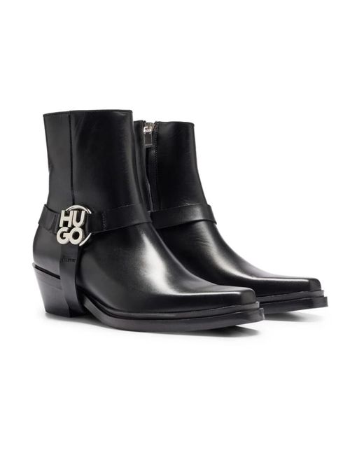 Boss Black Ankle Boots