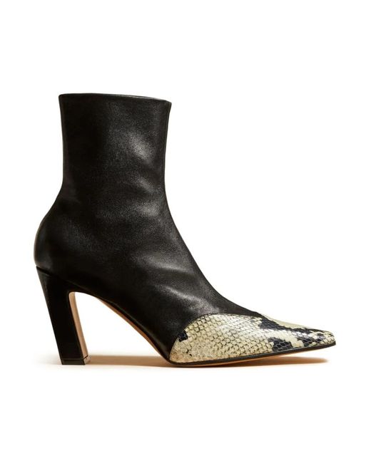 Khaite Black Heeled Boots