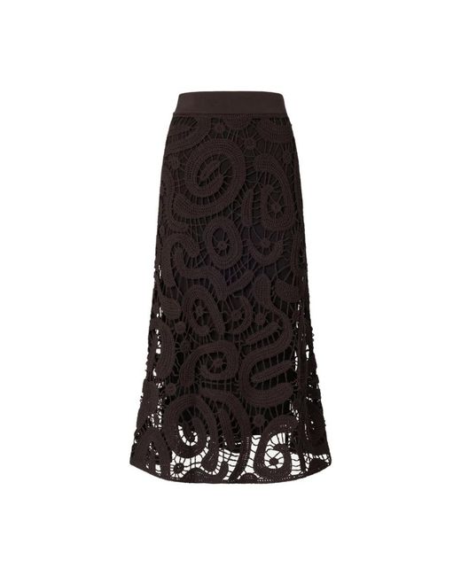 Pinko Black Midi Skirts