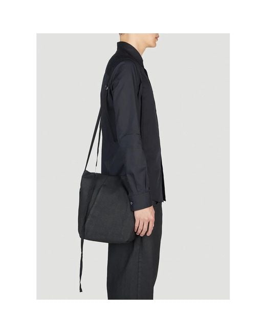 Ann Demeulemeester Black Cross Body Bags for men