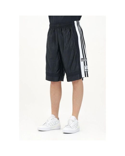 Adidas Originals Vintage Adibreak Schwarze Sportshorts in Blue für Herren