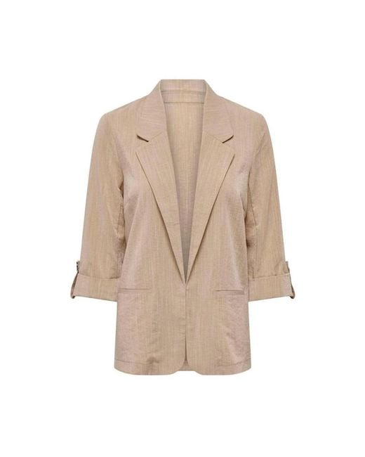 ONLY Jassen ,Polyester Linda Jas in het Natural