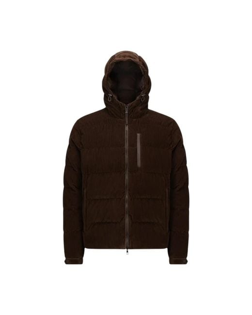 Moncler Brown Down Jackets for men