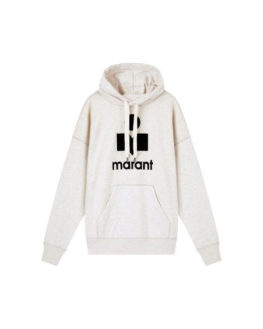 Isabel Marant White Kapuzenpullover Mit Langen Ärmeln