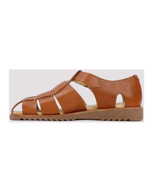 Paraboot Brown Flat Sandals for men
