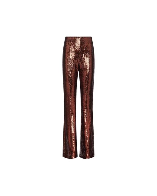 L'Agence Brown Wide Trousers