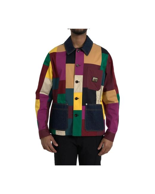 Light Jackets Dolce & Gabbana de hombre de color Black