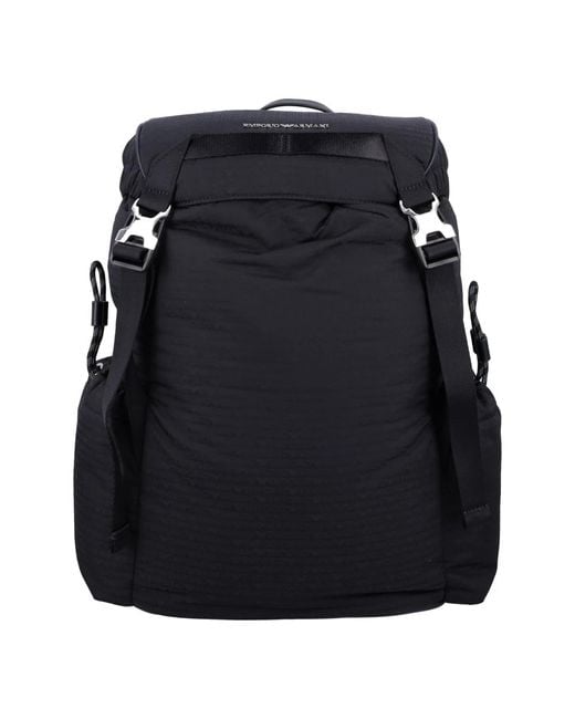 Backpacks di Emporio Armani in Black da Uomo
