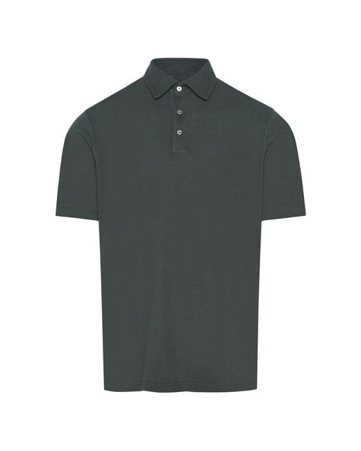 Fedeli Green Polo Shirts for men