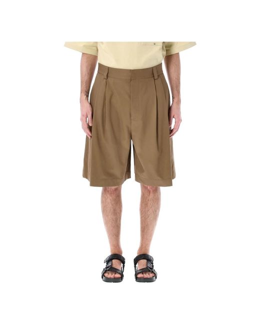 Bottega Veneta Natural Long Shorts for men