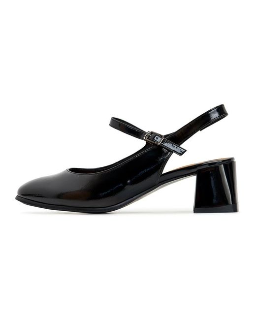 CESARE GASPARI Black Slingback pumps nina - schwarz