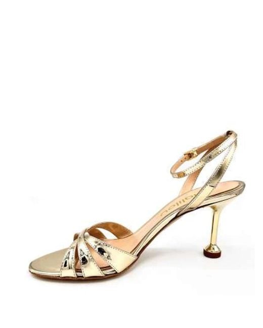 Ninalilou Metallic High Heel Sandals