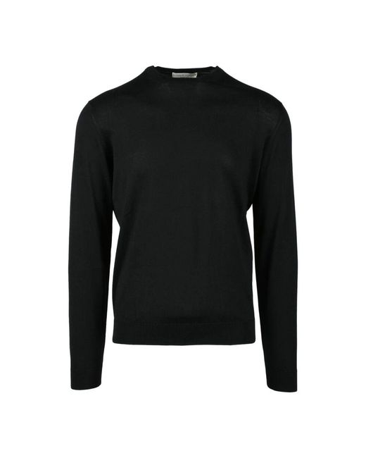 FILIPPO DE LAURENTIIS Baumwollpullover in Black für Herren