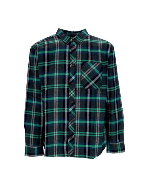 Element Overhemden ,Blauw ,Casual Shirts in het Green voor heren