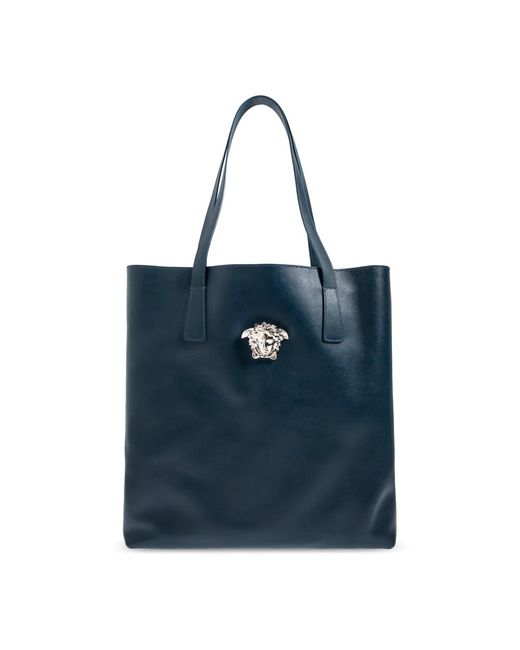 Versace Blue Tote Bags for men