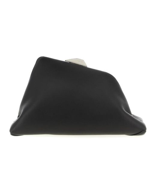 The Attico Black Clutches