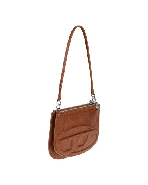 DIESEL Brown Cross Body Bags