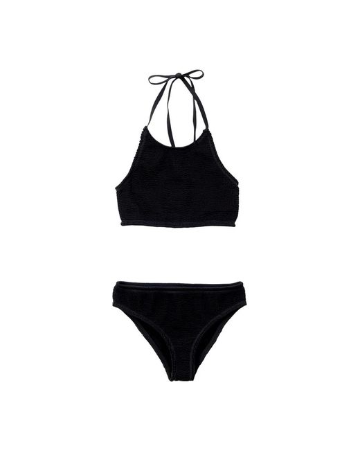 Bottega Veneta Black Bikinis