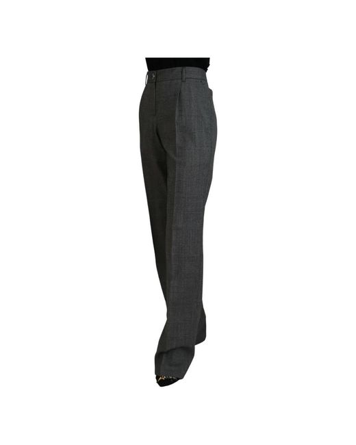 Dolce & Gabbana Gray Slim-Fit Trousers