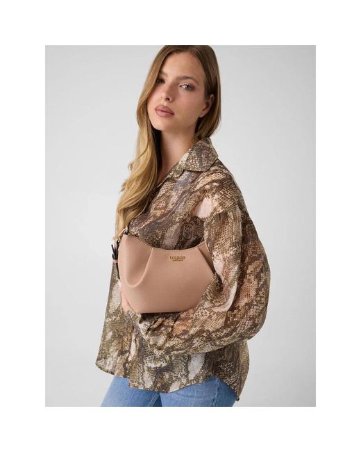 Guess Brown Shoulder Bags