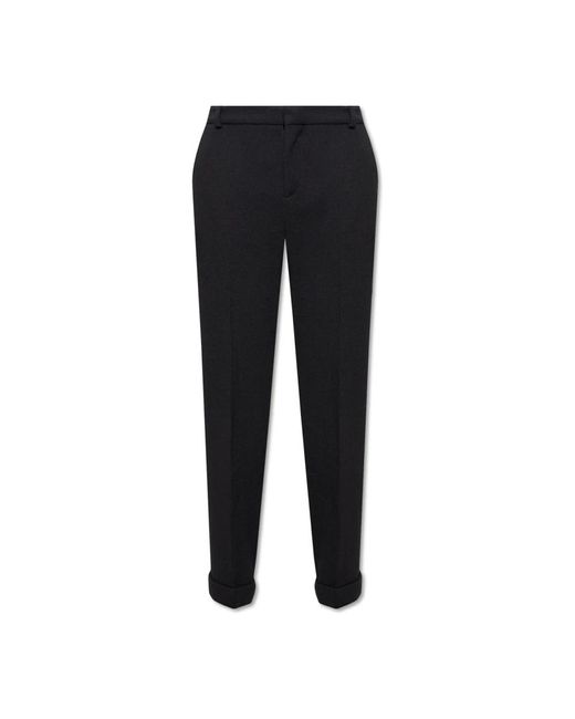 Balmain Broeken ,Zwart ,Katoen Plooivoorpantalon in het Black voor heren