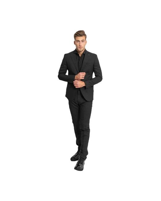 Single Breasted Suits Corneliani de hombre de color Black