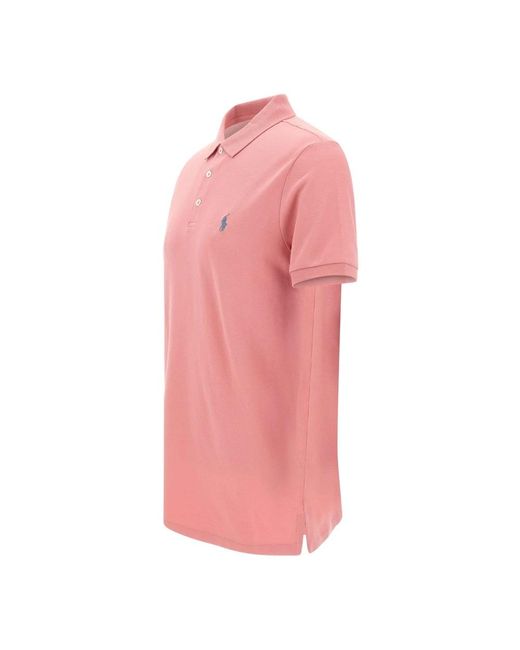Polo Ralph Lauren Pink Polo Shirts for men