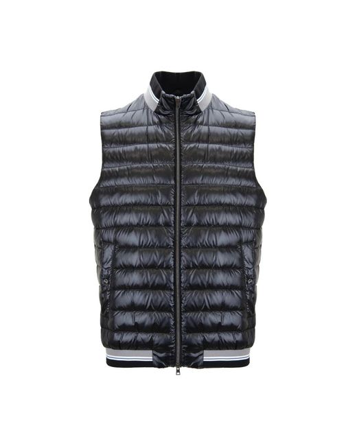 Herno Herren Ärmellose Strickweste Mit Reißverschluss in Gray für Herren