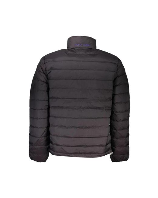 La Martina Black Winter Jackets for men