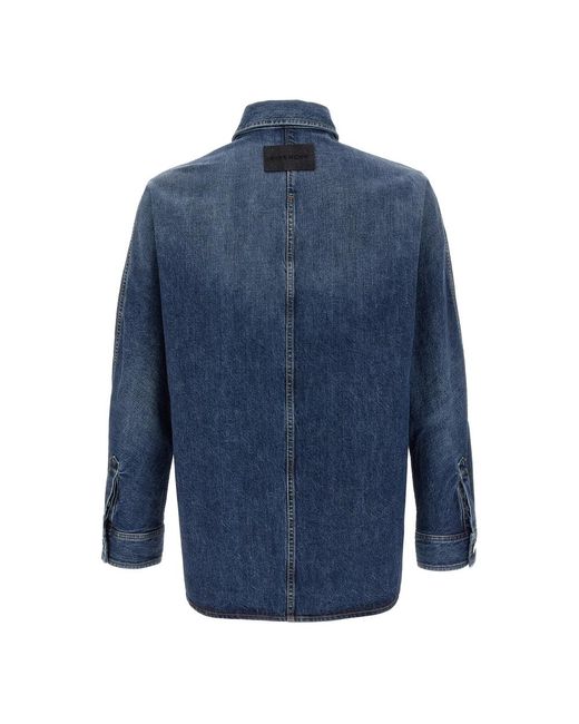 Givenchy Blue Denim Shirts for men