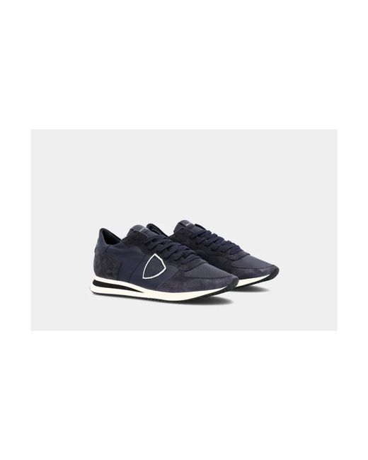 Philippe Model Blue Sneakers for men