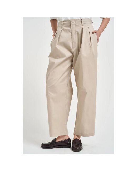 Liviana Conti Natural Tapered Trousers