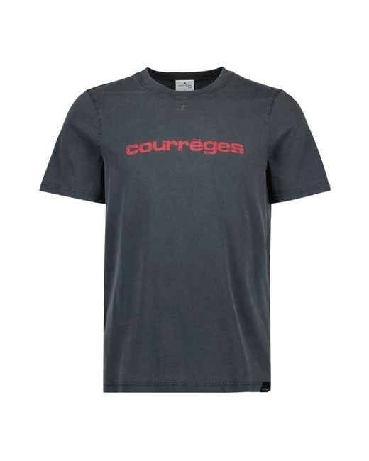T-Shirts Courreges de hombre de color Blue