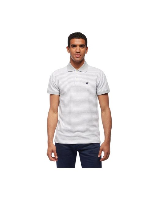 Brooks Brothers Polo-Shirt Mit Kurzen Ärmeln Aus Supima-Baumwolle in White für Herren