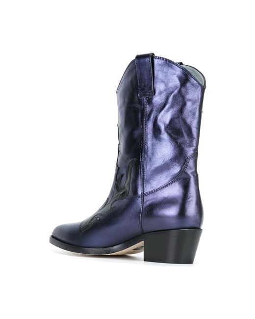 Shoes > boots > cowboy boots Chiara Ferragni en coloris Blue