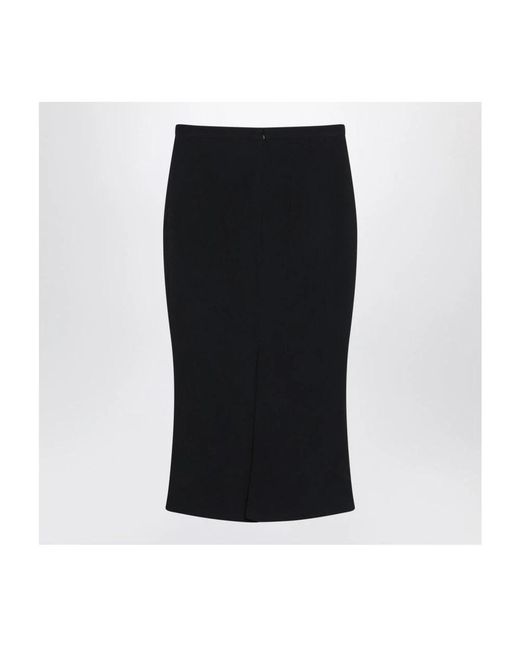 Givenchy Midi Kickback Rok in het Black